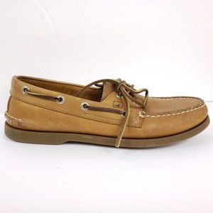 Men's Sahara Leather Brown Sperry Boat Shoes 9M
